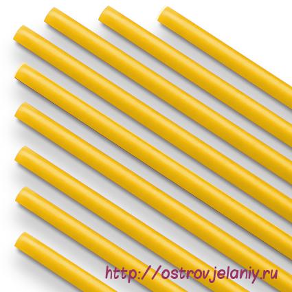 Палочки Желтые, (диаметр 5 мм, длина 370 мм)