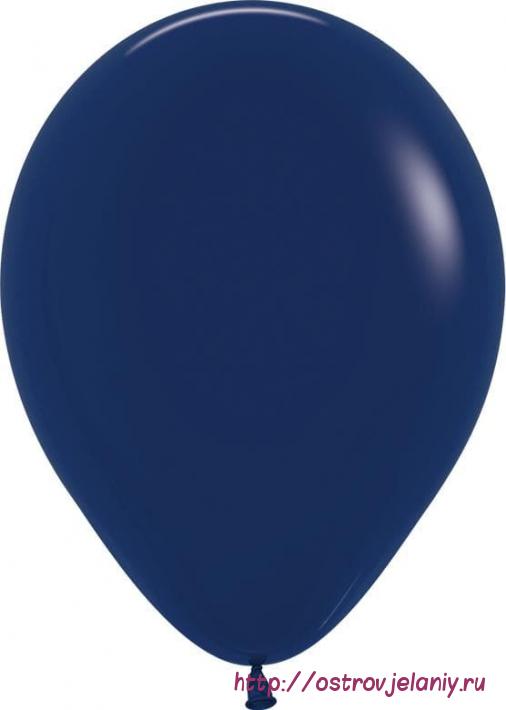 Шар (5&#039;&#039;/13 см) Темно-синий (044), пастель