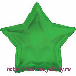Шар (18&#039;&#039;/46 см) Звезда, Зеленый