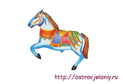 Воздушный шар (16&#039;&#039;/41 см) Мини-фигура, Лошадь цирковая