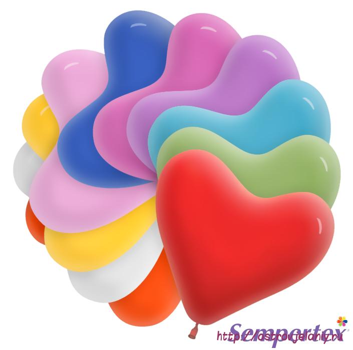 Латексный воздушный шар-сердце (6&#039;&#039;/15 см) Ассорти, пастель