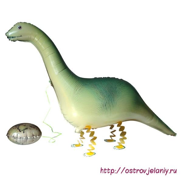 Шар (46&#039;&#039;/117 см) Ходячая Фигура, Динозавр с яйцом