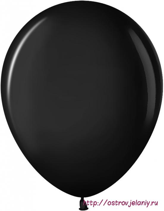 Шар (5&#039;&#039;/13 см) Черный (299), пастель