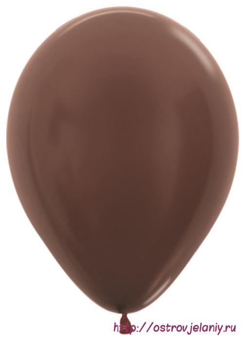 Шар (12&#039;&#039;/30 см) Шоколадный (576), металлик