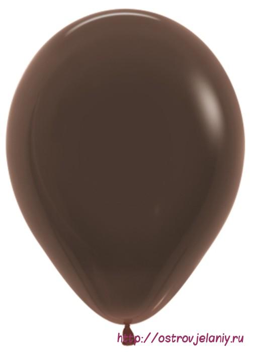 Шар (5&#039;&#039;/13 см) Шоколадный (076), пастель