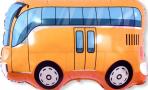 Шар (34''/86 см) Фигура, Автобус, Оранжевый