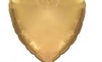 Шар (18''/46 см) Сердце, Античное золото