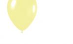 шар (5''/13 см) Светло-желтый (120), пастель