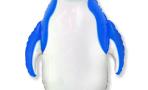 Воздушный шар (13''/33 см) Мини-фигура, Счастливый пингвин, Синий