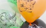 Воздушный шар (12''/30 см) Эра Динозавров, Ассорти, пастель, 2 ст